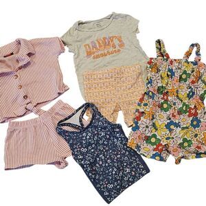 The sweetest 6 piece toddler girl, summer bundle
